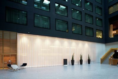 Systèmes de rideaux, SG 5600, Colorama 1, Room shot "Radisson Blu Hotel", Zurich, Switzerland