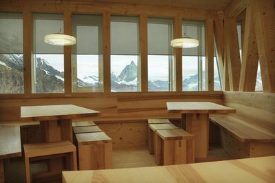 Systèmes stores enrouleurs, SG 4910, Multiscreen 1-10%, Room shot ""Monte Rosa SAC Lodge", Zermatt, Switzerland