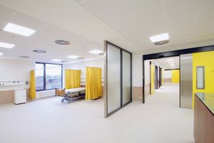Systèmes de rideaux, SG 6100, Colorama 2, Room shot "St. Vinzenz-Hospital", Dinslaken, Germany