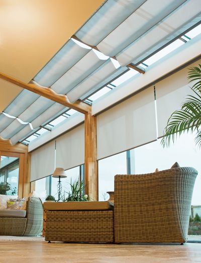 Skylight-Systeme, SG 2190, Multiscreen 1-10%, Room shot "Seven Boxes", Wiltshire, United Kingdom