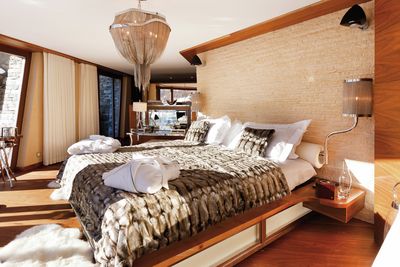 Systèmes de rideaux, Colorama 2, Room shot "Chalet Peak", Zermatt, Switzerland