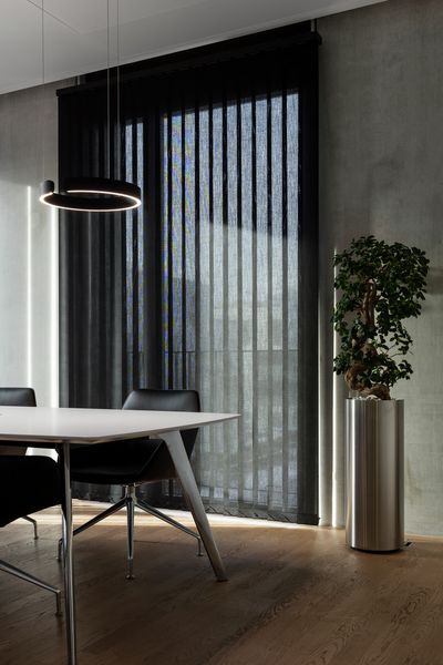 Systèmes de rideaux à bandes verticales, SG 2960, Colorama 2, Office, Bern, Switzerland